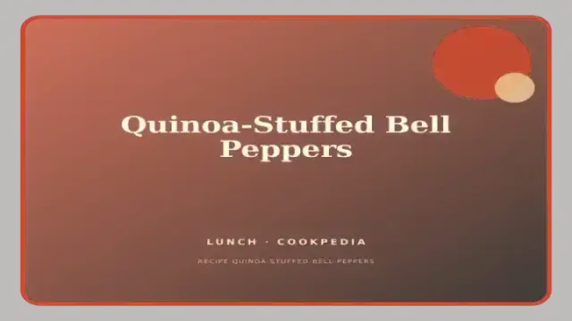 Quinoa-Stuffed Bell Peppers