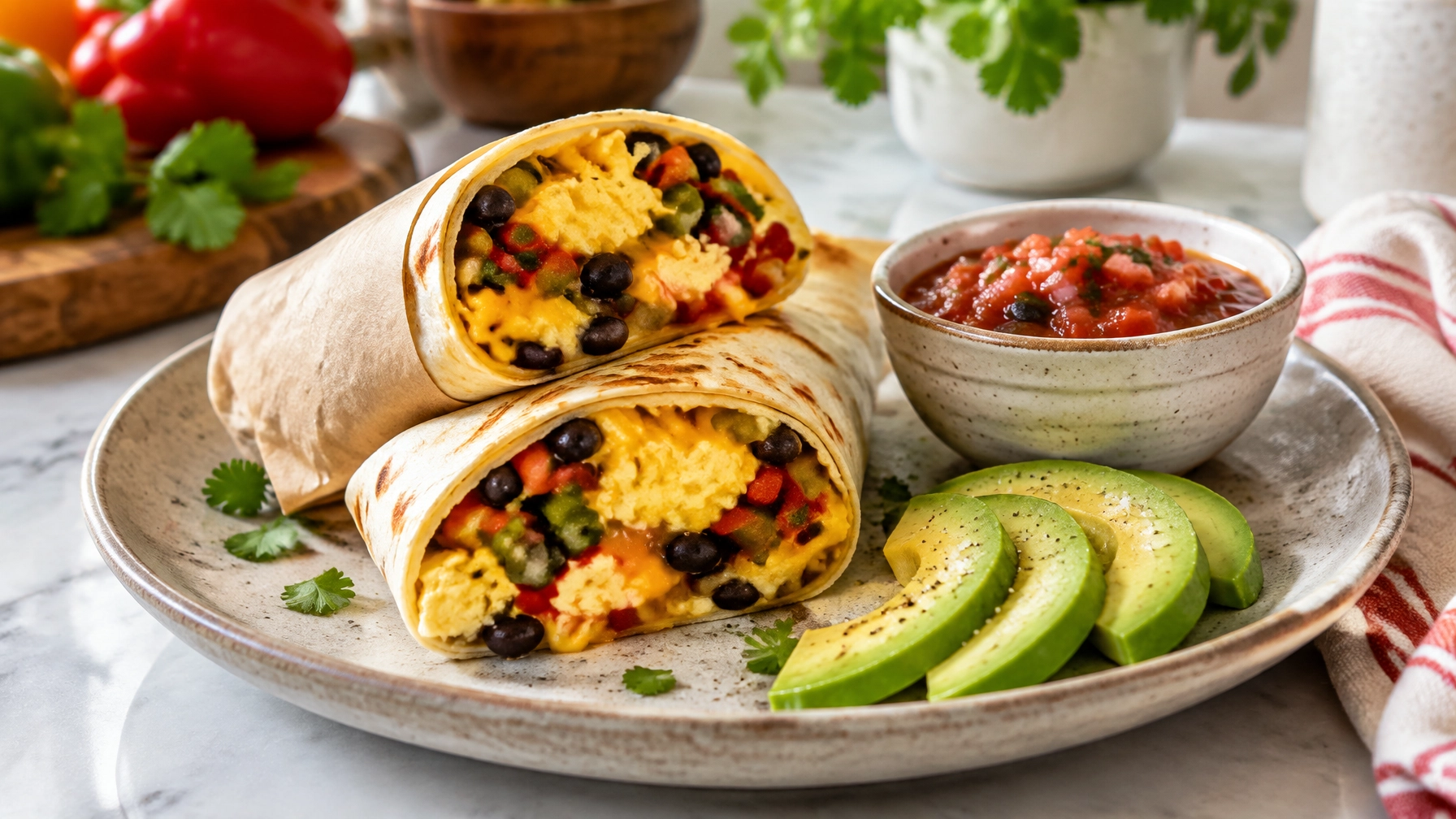 10-Minute Air Fryer Breakfast Burritos (Perfect for Busy Mornings)