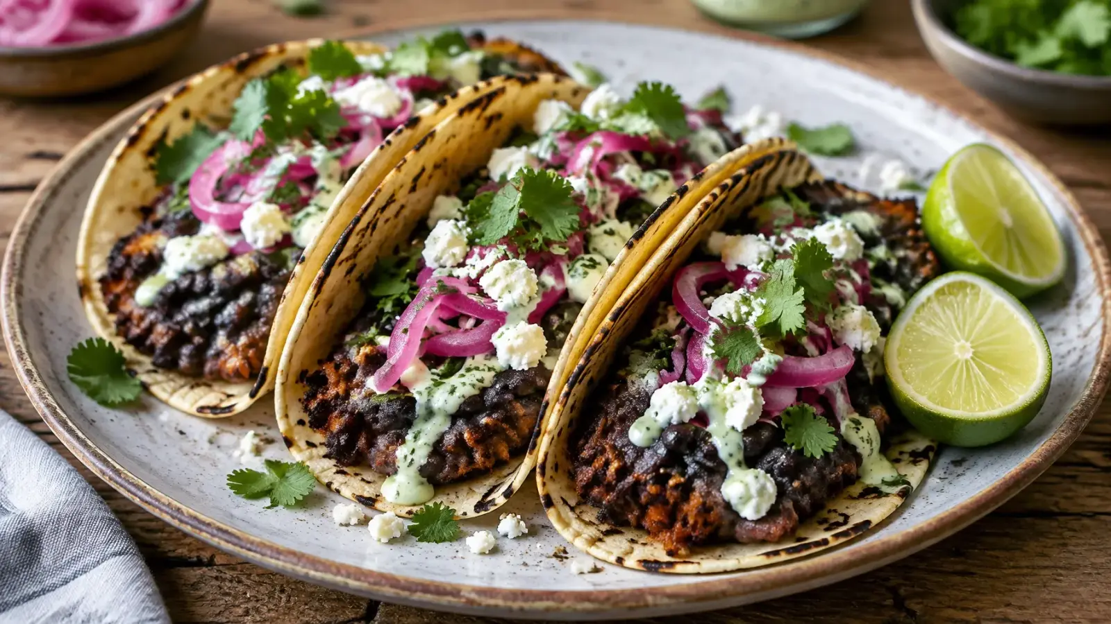 15-Minute Black Bean Tacos