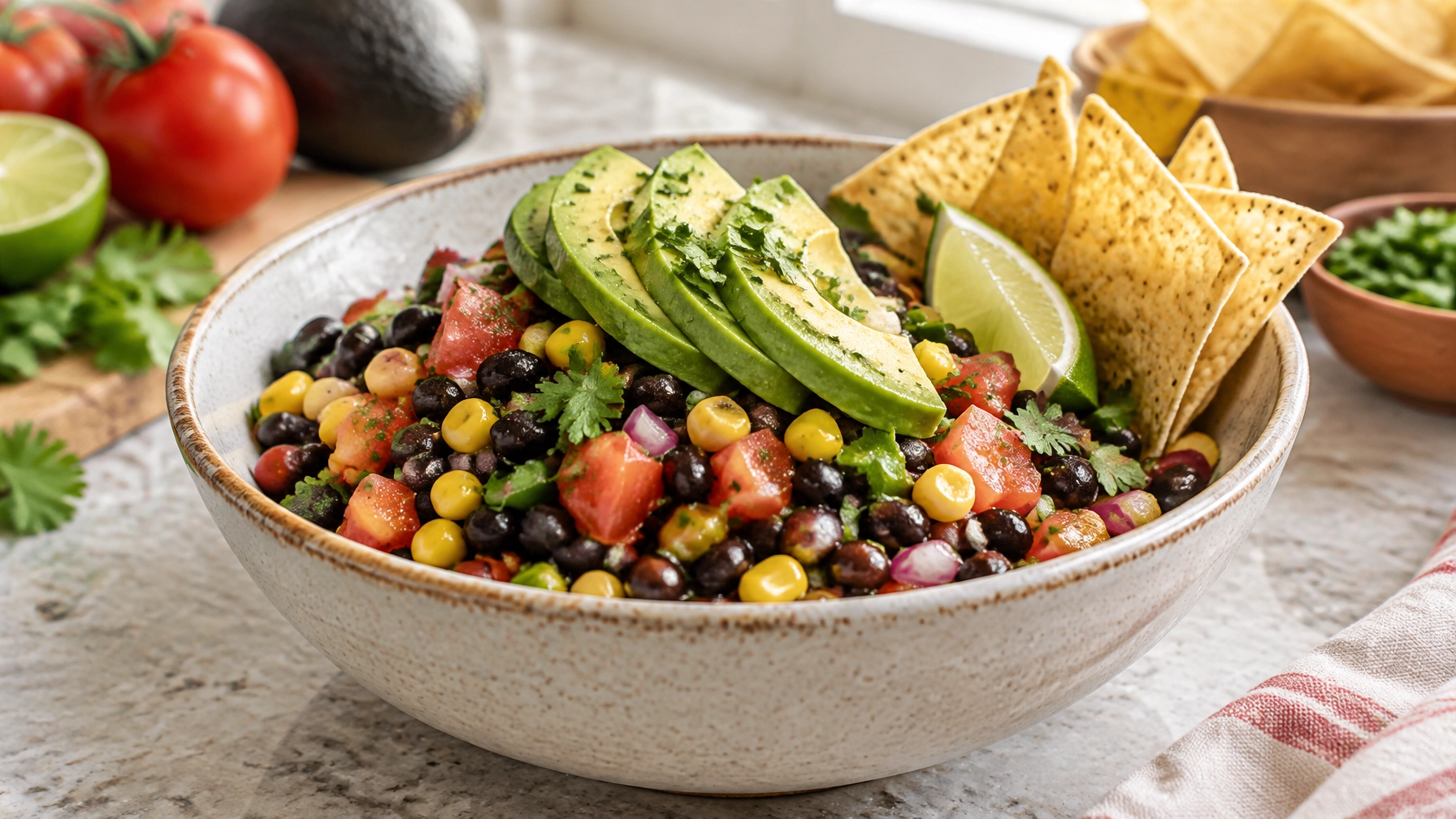 15-Minute Budget-Friendly Black Bean and Corn Salsa Bowl
