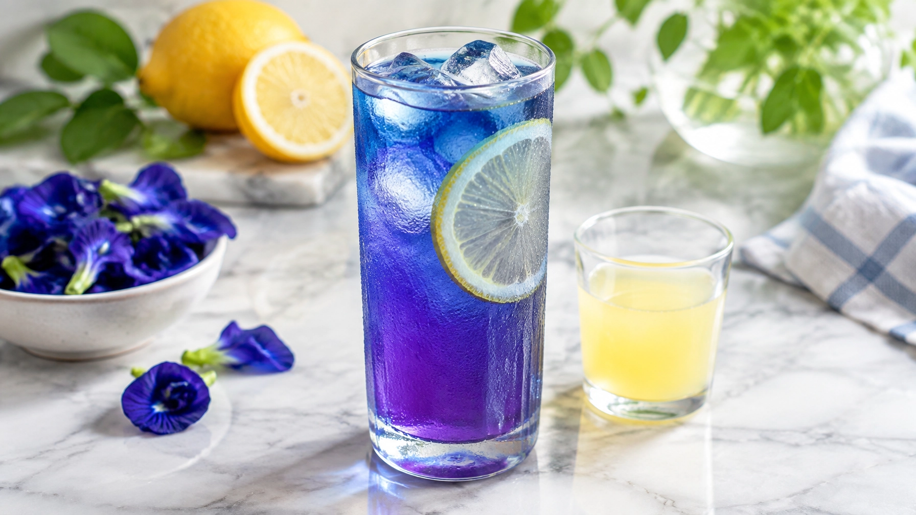 Acid-Base Reactions: Blue Pea Flower Infused Lemonade (Science in a Glass)