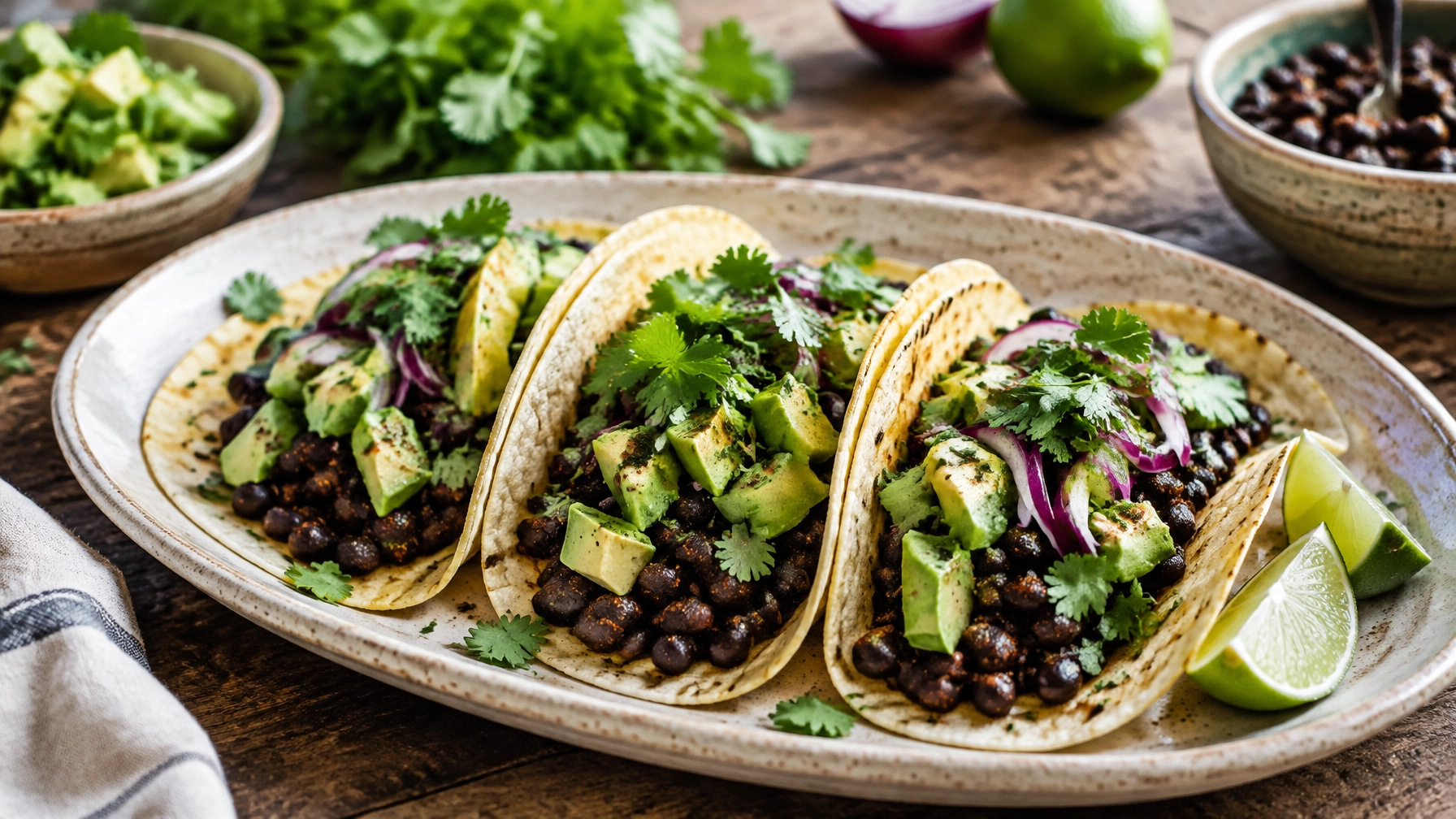 Budget-Friendly 15-Minute Black Bean Tacos