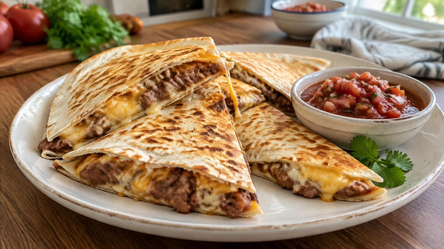 Budget-Friendly Bean and Cheese Quesadillas