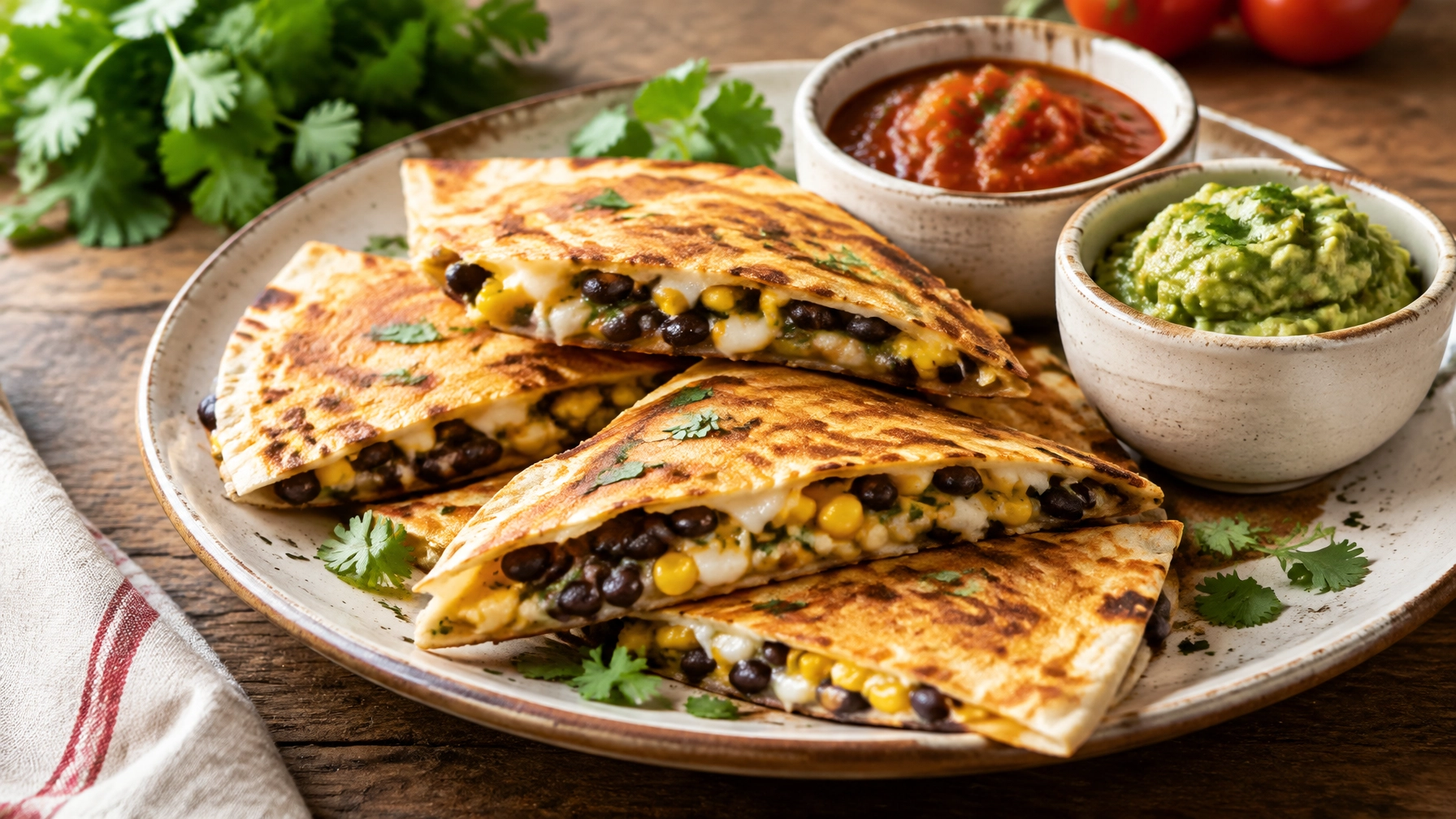 Budget-Friendly Recipes: Black Bean and Corn Quesadillas