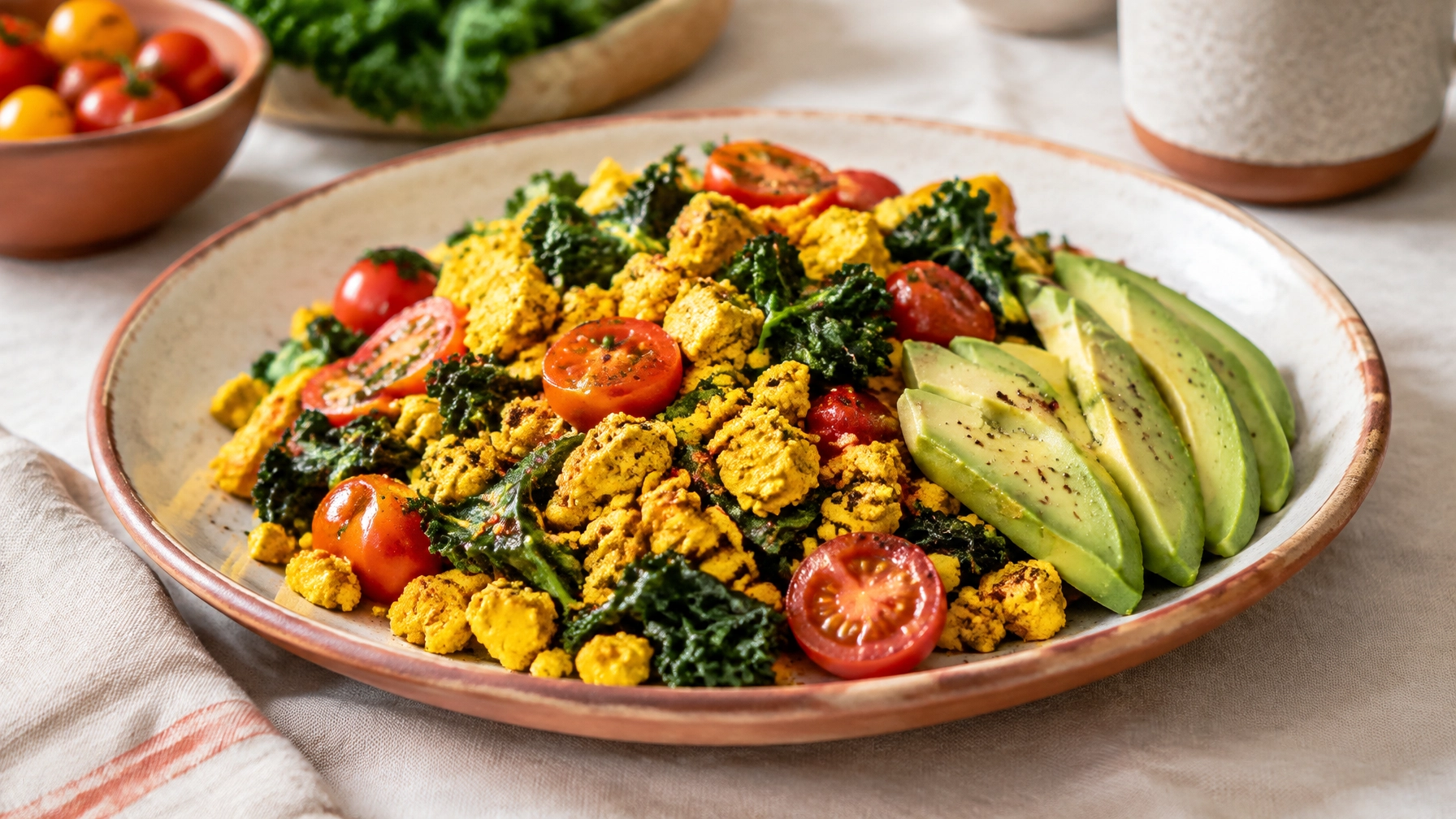 Earthly Breakfast: 15-Minute Turmeric Tofu Scramble