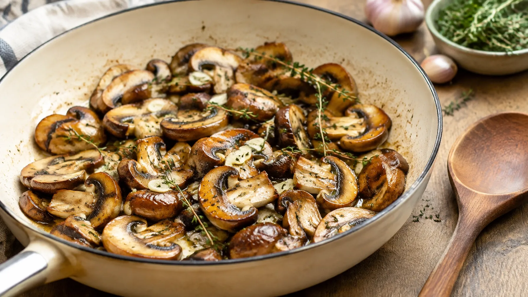 Fast & Flavorful: 15-Minute Garlic Mushroom Sauté