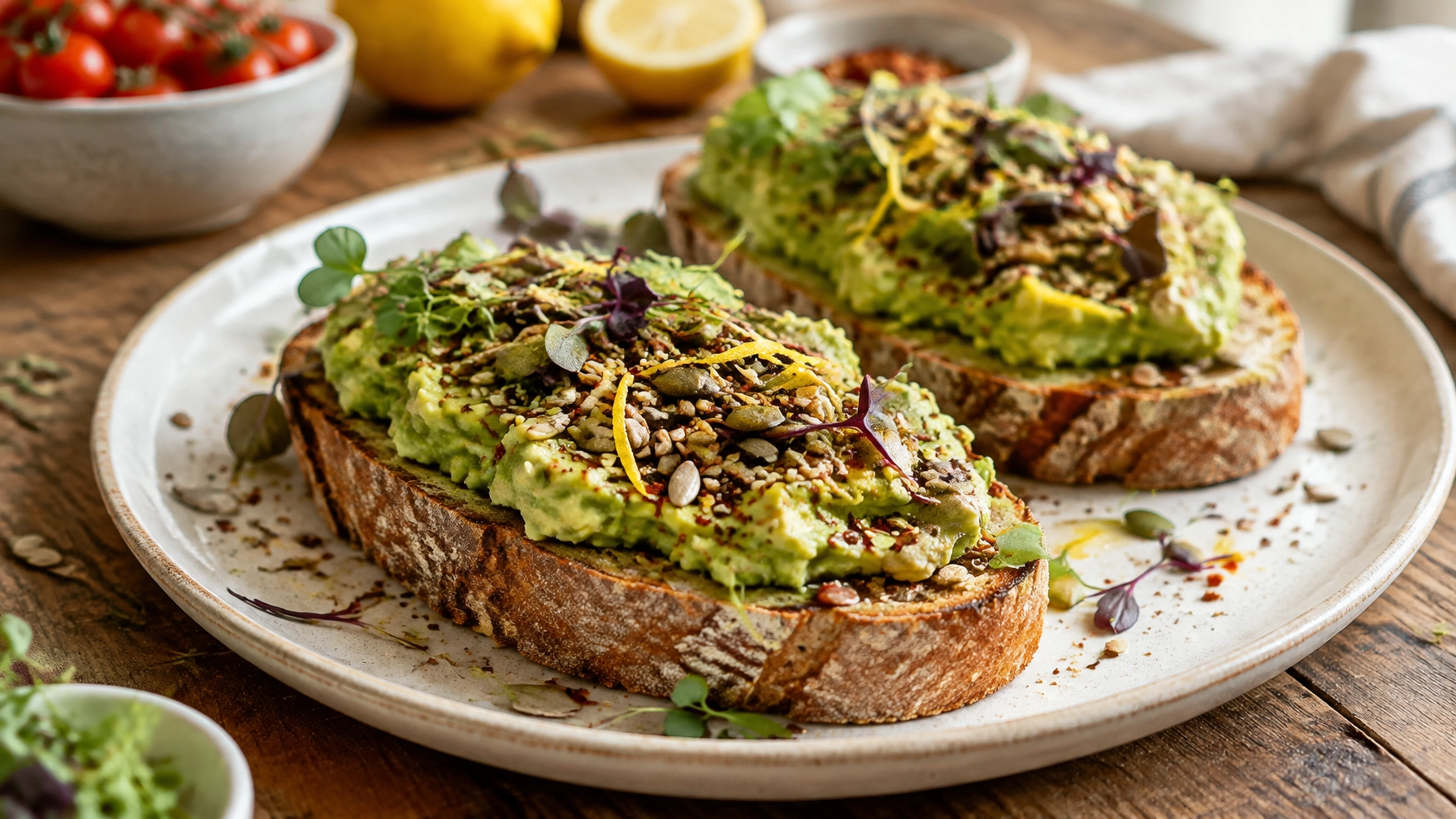 Minimalist Mornings: 15-Minute Avocado Toast with Toasted Seeds