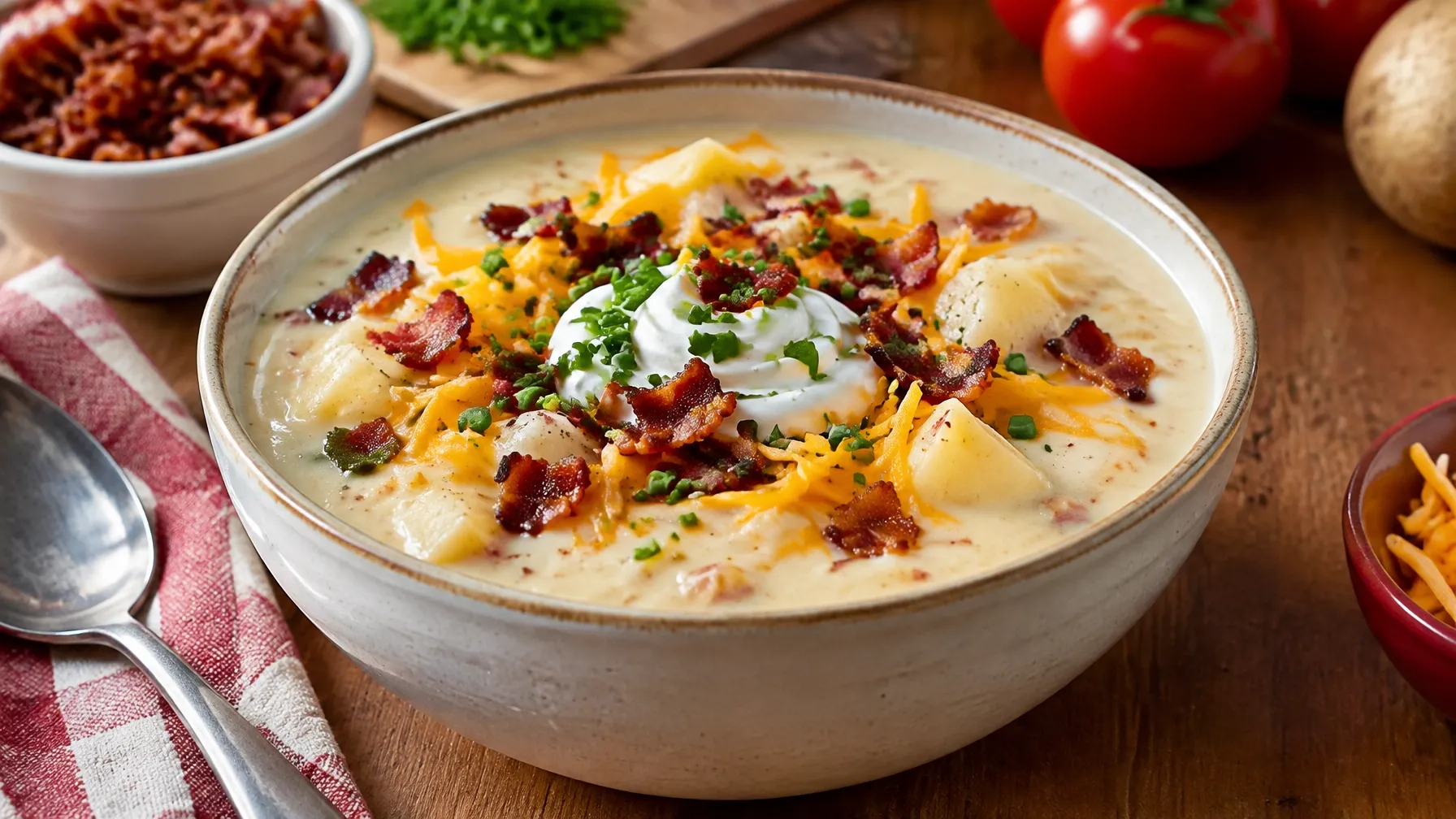 Soulful Budget-Friendly Loaded Baked Potato Soup
