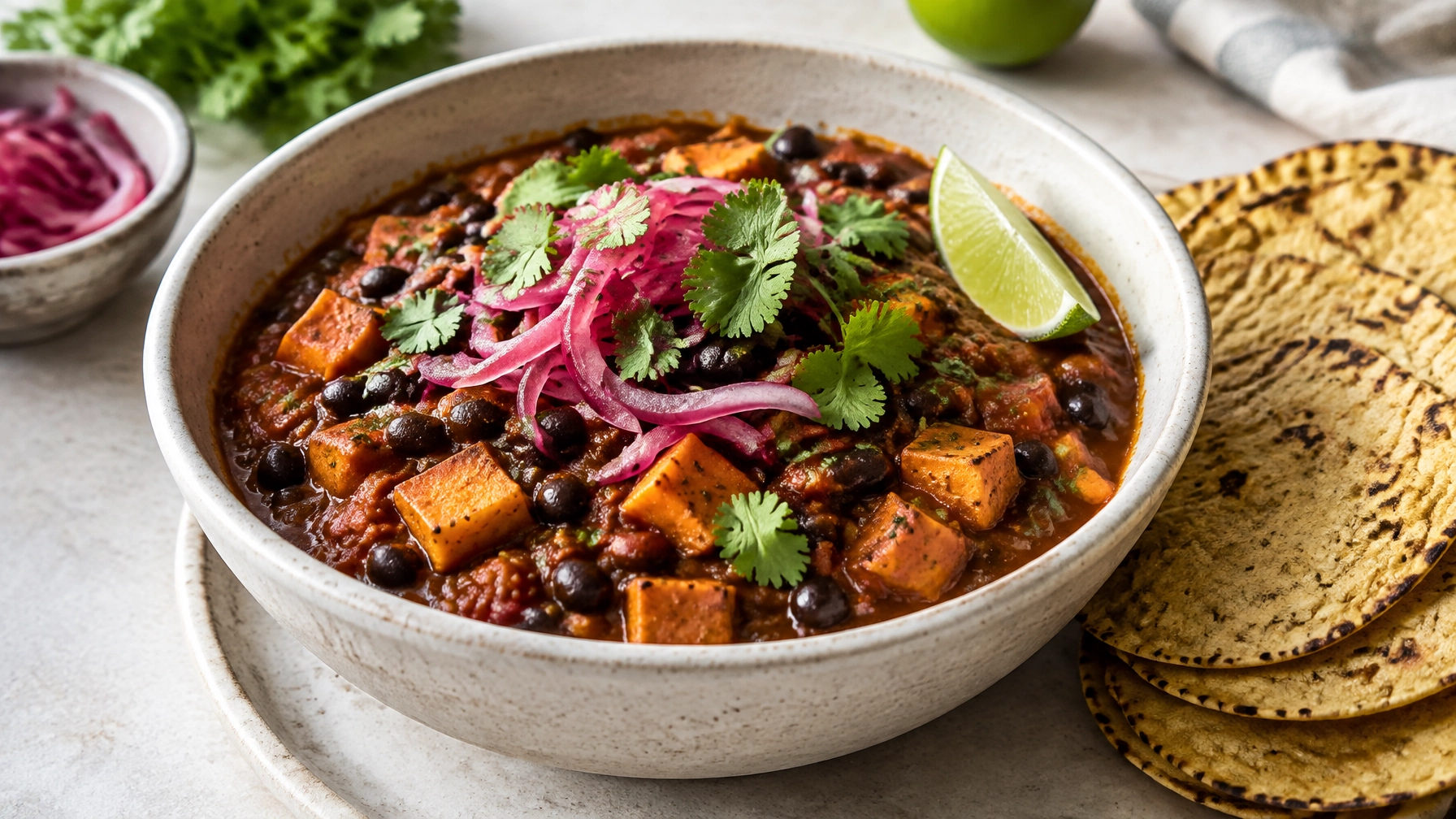 Sweet Potato Black Bean Chili