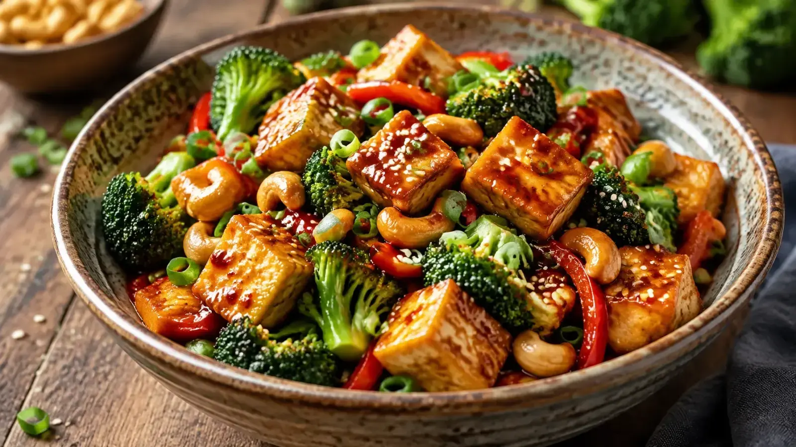 Fast & Flavorful: 15-Minute Sweet Chili Tofu Stir-Fry