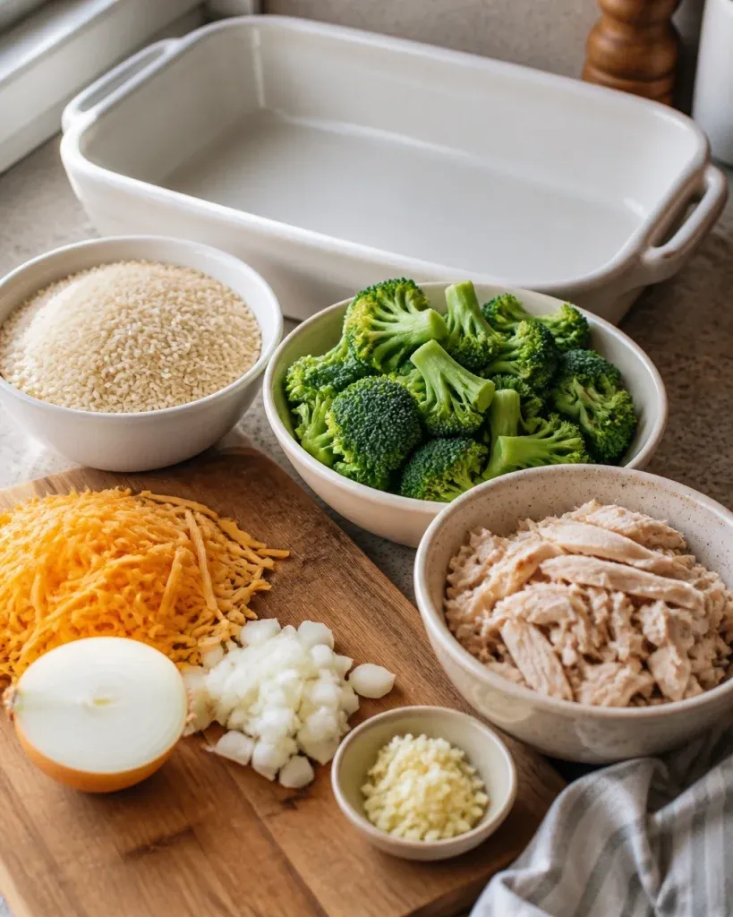 Budget-Friendly Recipes: Cheesy Broccoli and Chicken Rice Casserole