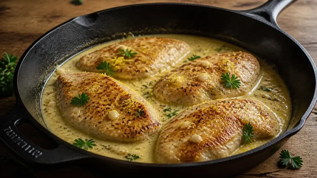 One-Pot Meals: Creamy Lemon Garlic Butter Chicken Skillet