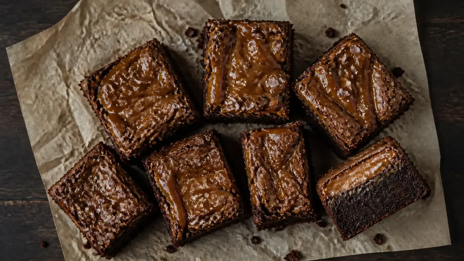 Hygroscopy in Baking: Extra Chewy Salted Caramel Brownies