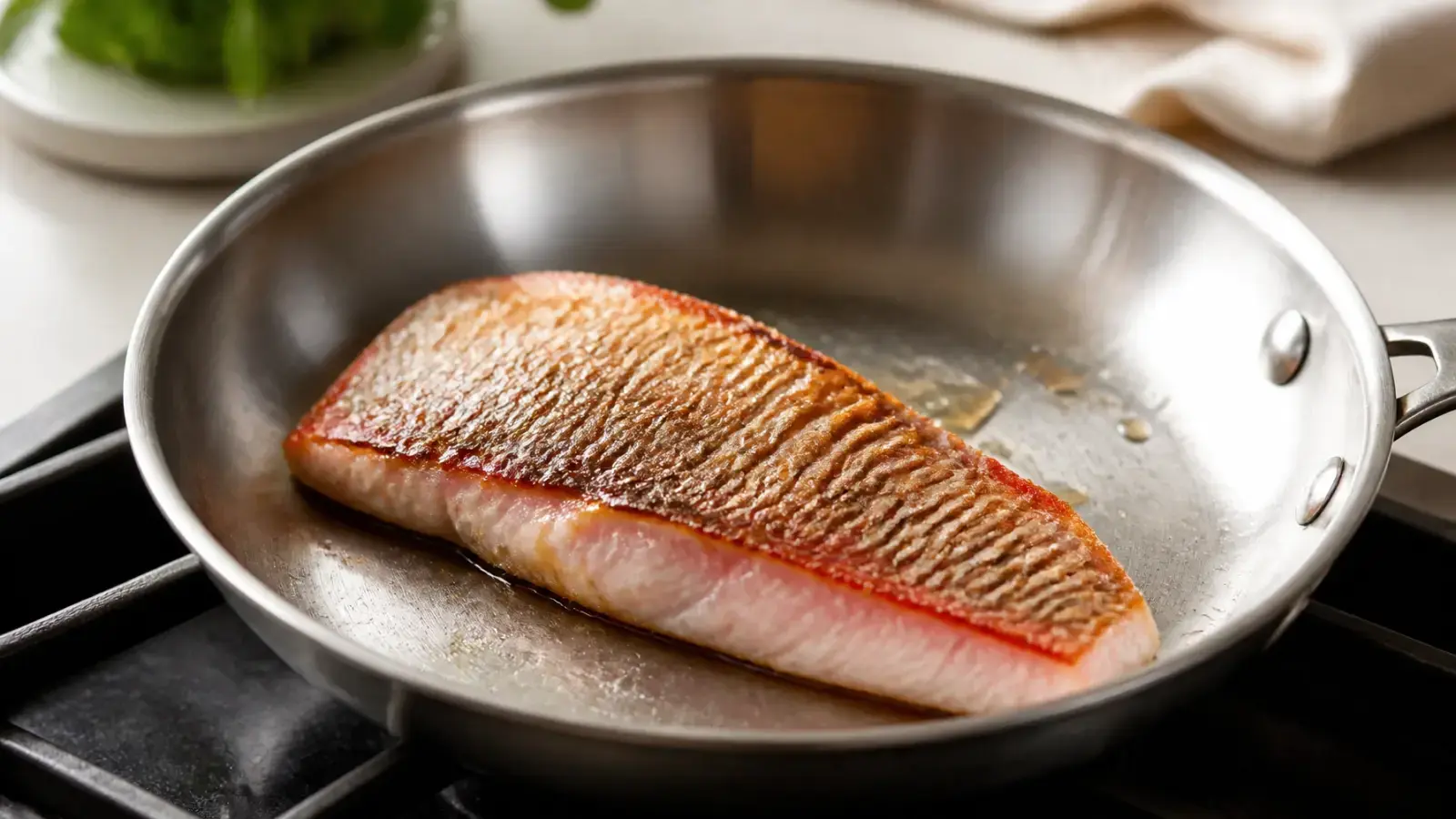 The Physics of Surface Tension: 15-Minute Crispy Skin Red Snapper