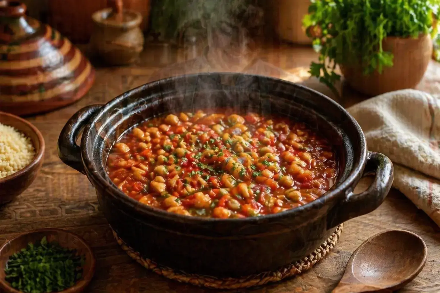 One-Pot Moroccan Spiced Chickpea Stew