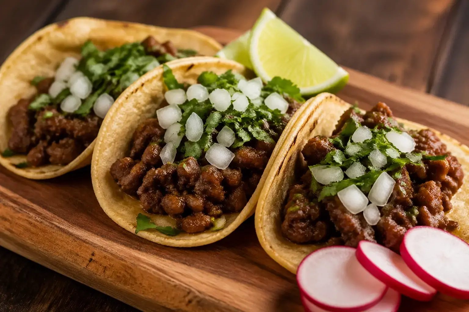 Quick Ground Beef Street Tacos