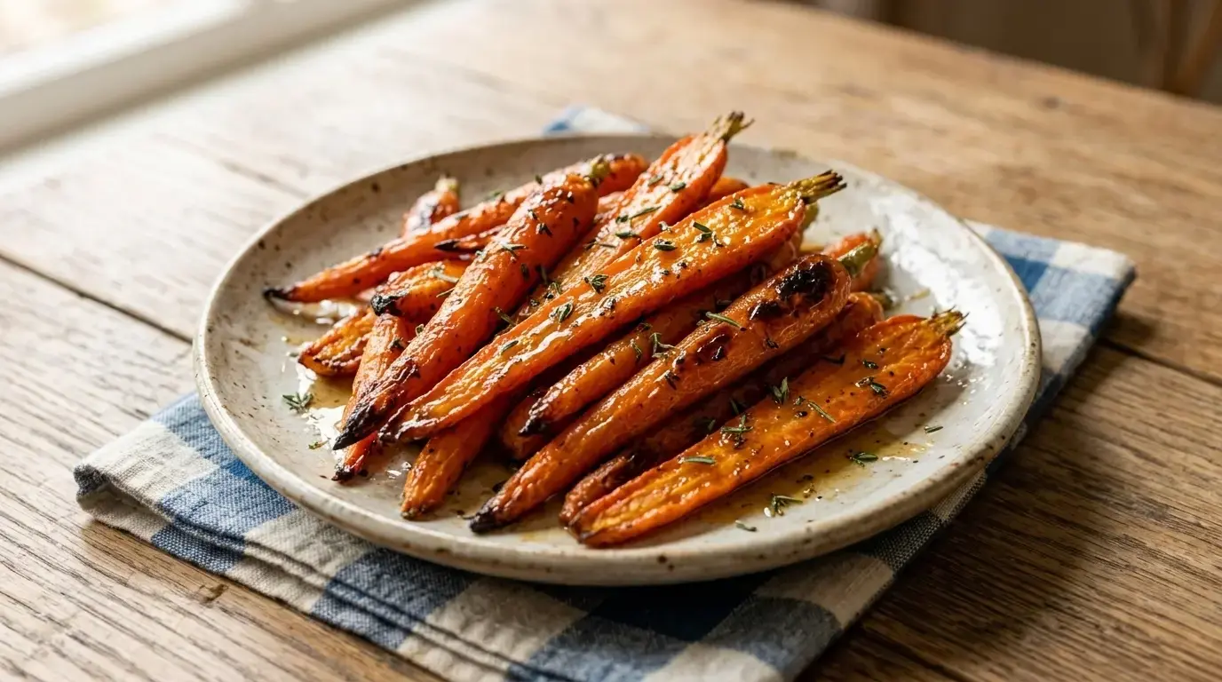 Honey Glazed Roasted Carrots: Science of Sugar Caramelization