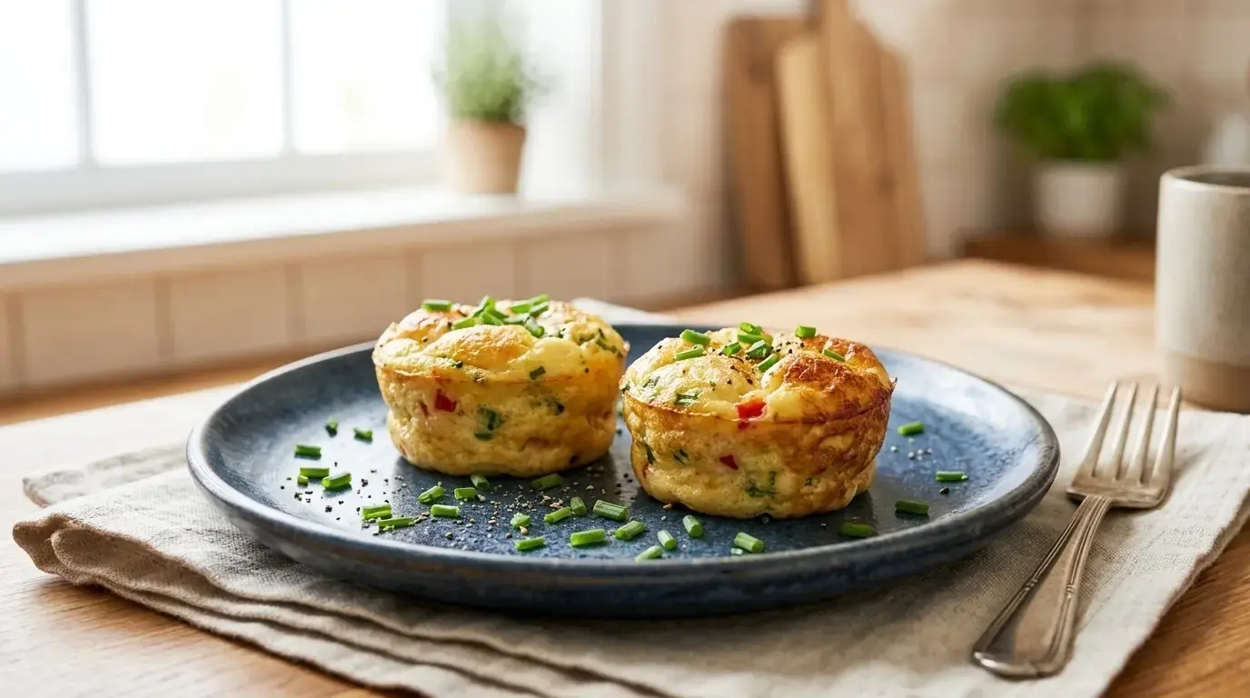 Air Fryer Egg Bites: Protein Denaturation in a High-Flow Environment