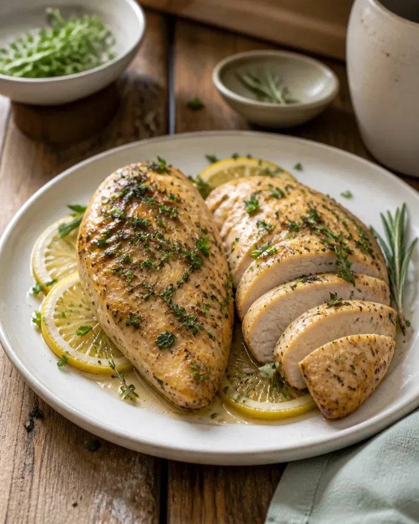 Easy Dinner Recipes: Baked Lemon Herb Chicken Breasts
