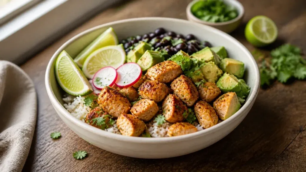 15-Minute Meals: Chili Lime Chicken and Avocado Bowls